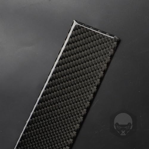 Car Inside Door Pedal Panel(Near seat) Door Sill Plate Decoration Sticker Real 3K Black Carbon Fiber Trim Compatible with Benz Smart 2016 2017 2018 2019 2020 2021 Auto Interior Accessories - Image 5