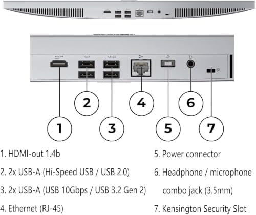 Lenovo 24" A100 All-in-One Desktop Computer, 8-core Intel Core i3-N305 CPU - Image 5