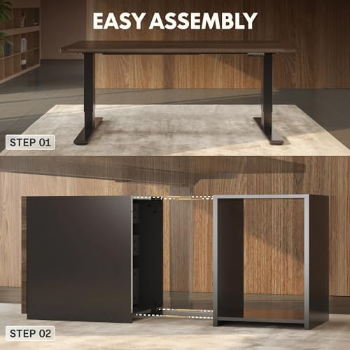 FLEXISPOT EN2 55"x28" Standing Desk Bundle with Storage Cabinet - Image 5