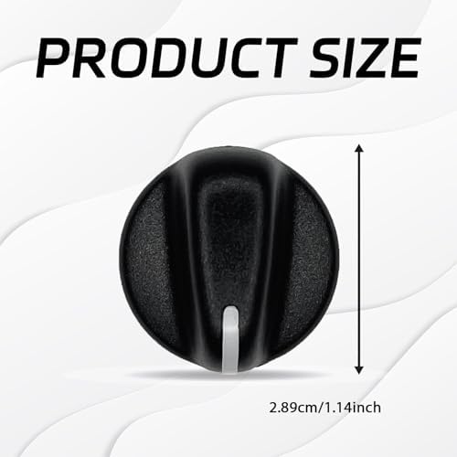 AC Heater Control Knob, Blower Control Switch Knob Button for 1997 1998 Jeep Wrangler TJ, Dashboard AC Climate Air Conditioning Fan Control Switch knobs Replacement 4882790, Car Accessories - Image 2