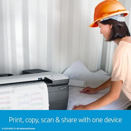 HP DesignJet T830 Large Format Multifunction Wireless Plotter Printer - 24", with Mobile Printing (F9A28D) - Image 3