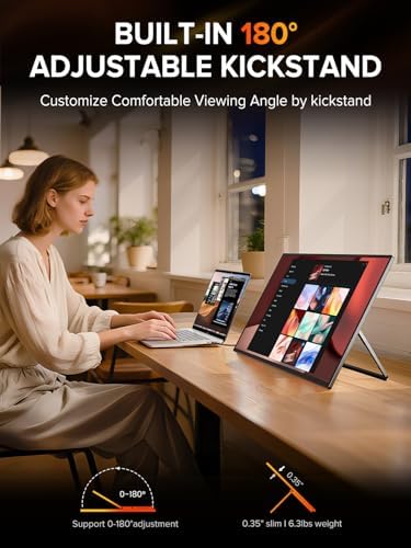UPERFECT 24.5" 2K 240Hz Portable Monitor, 500 Nits Gaming Display - Image 6