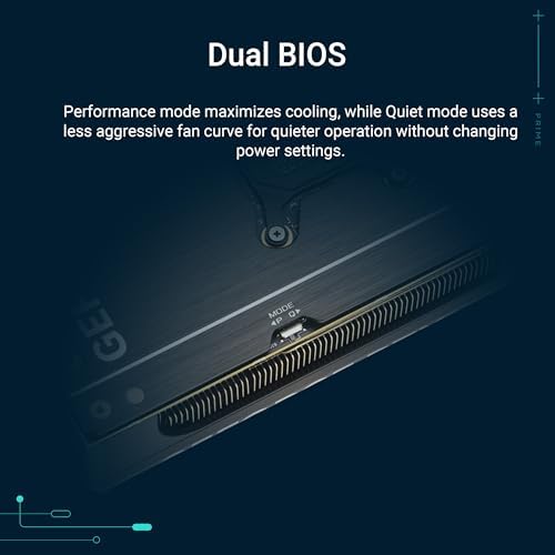 ASUS Prime GeForce RTX 5070 Ti 16GB GDDR7 Gaming Graphics Card (Nvidia GeForce RTX5070 Ti DLSS 4, 2.5-Slot Design, PCIe 5.0, 3X DisplayPort 2.1b, 1x HDMI 2.1b, PRIME-RTX5070TI-16G) - Image 5