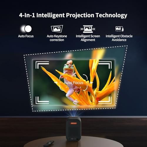 WEMAX Google TV Smart Projector, Licensed Netflix, 4K Support, 1080P FHD - Image 4