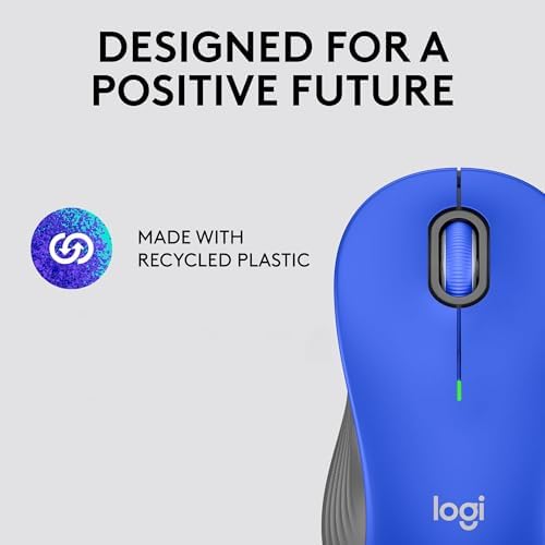 Logitech Signature M550 L Full Size Wireless Mouse Large Sized - Blue - Image 4