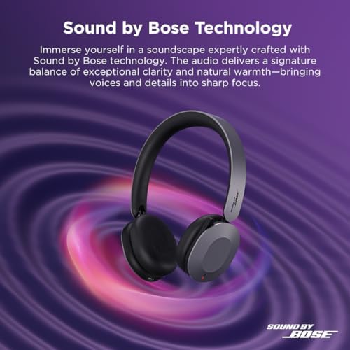 Lenovo ThinkPad Dual Mode Wireless ANC Foldable Headset 8550 (Aura Edition) – Sound by Bose, AI Noise Cancelling Mic, Microsoft Teams Certified, Bluetooth 5.3, USB-C Receiver, Grey - Image 2