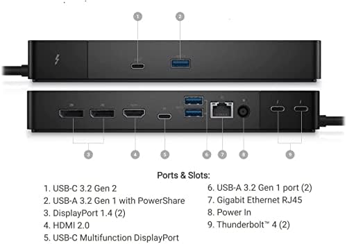 Dell Thunderbolt WD22TB4 4 Dock 130W - Image 5