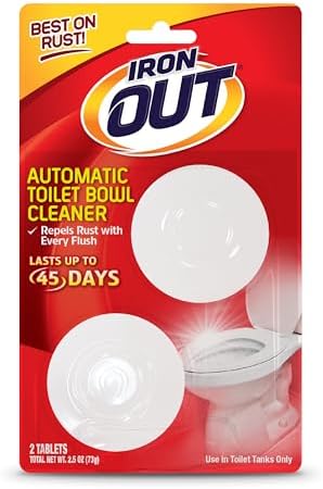Iron OUT Rust Stain Remover Automatic Toilet Bowl Cleaner, 2 Tablets by SummitBrands