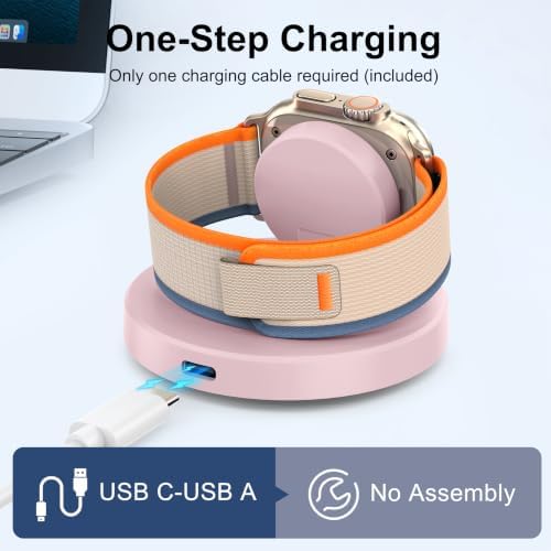 Upgraded for Apple Watch Charger, Foldable Travel Fast Charging Dock - Image 2