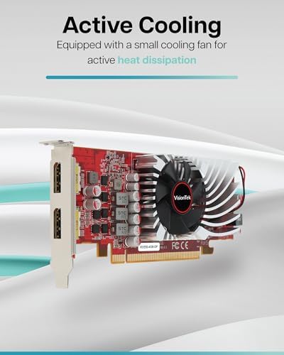 VisionTek AMD Radeon RX 550 4GB GDDR5 2x DisplayPort Graphics Card - Image 3