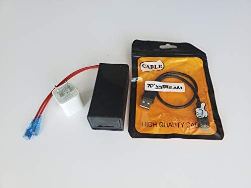 Fireplace Remote Control WiFi Smart Switch ON/Off to Voice Activated Fireplace - 2 Wire Quick Connect for Easy installation for Millivolt Gas Valve, Electronic Spark Ignitions. 2.4Ghz pairing ONLY by TV+xStream+Media
