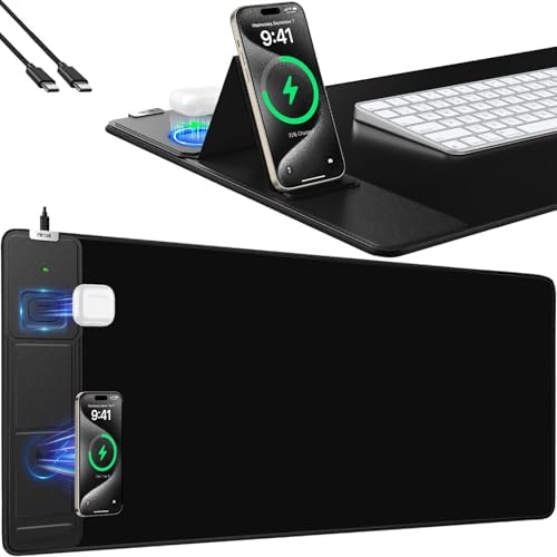 Mouse Pad, Office Desk Mat, Large Gaming Mousepad with Superior Micro-Weave Cloth, XXL Desk Pad with Stitched Edges, Non-Slip, Waterproof Writing Keyboard Pad for Gamer, Laptop, Work & Home by miroddi