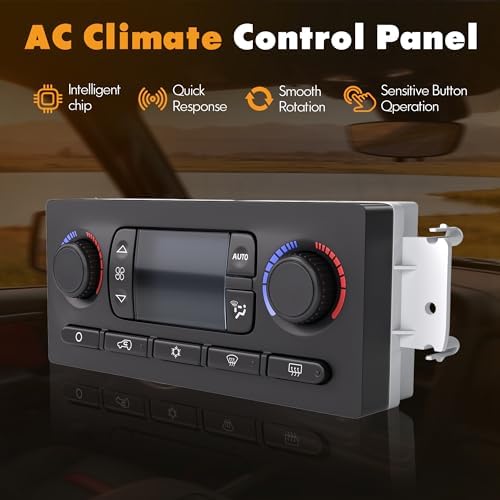599-211XD Climate Control Module AC Heater HVAC Panel Compatible with 2003-2007 Chevy Silverado GMC Sierra 1500 2500 3500 Tahoe Suburban Avalanche Yukon XL Trailblazer Envoy Hummer H2 Buick Cadillac - Image 6