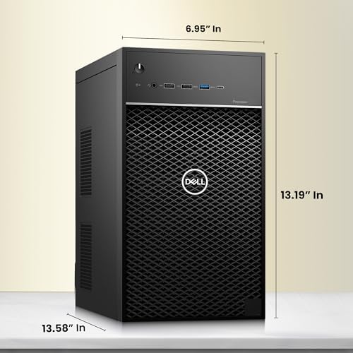Dell Precision 3640 Tower Desktop PC – Intel Core i9-10900 Up to 5.20GHz – 16GB DDR4 RAM – 256GB SSD – 500GB HDD – Keyboard & Mouse – Wi-Fi – Windows 11 Pro Business – Workstation Computer (Renewed) - Image 4
