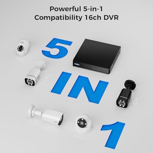 Hiseeu 16CH 3K Wired Security Camera System,16PCS 5MP CCTV Cameras - Image 5