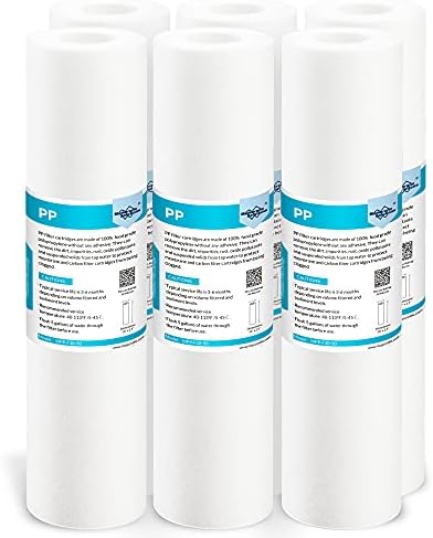 Membrane Solutions 50 Micron 10"x2.5" Polypropylene Sediment Water Filter by MembraneSolutions