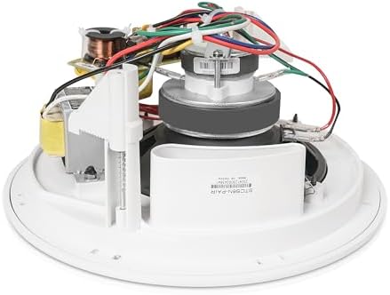 Sound Town Commercial Sound System Set with a 3-Zone Low-Impedance Bluetooth Amplifier, 6 x 6.5“ Coaxial in-Ceiling Flush Mount Speakers, White (STCA6130X6CS6N) - Image 4