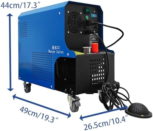Multifunctional Condenser Pipeline Cleaning Machine, Dry-Wet Separation, HVAC Tube Cleaner, Flexible Shaft, Pipe Descaling Tool, High Pressure Flushing, 110 V/220 - Image 2