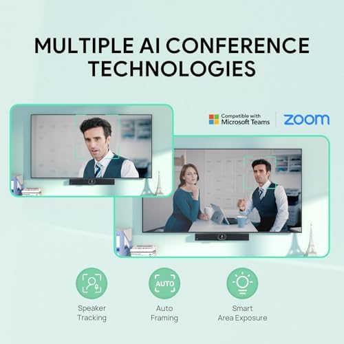 Yealink UVC40 E2 4K Conference Room Camera System 8 Mic for Huddle Rooms - Image 4