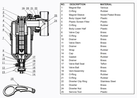 Webstone 3/4 MIP BR Magnetic BLR FLTR - Image 5