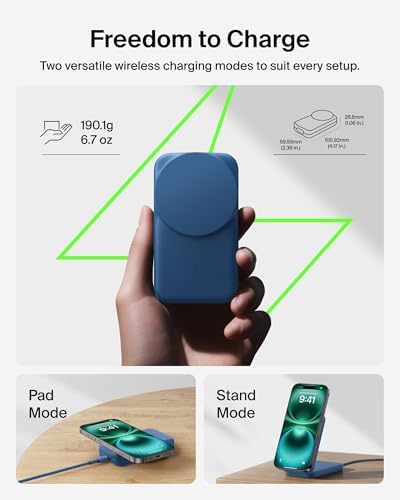 Belkin Qi2.2 25W Wireless 3 in 1 Foldable Fast Charging Station for iPhone - Image 5