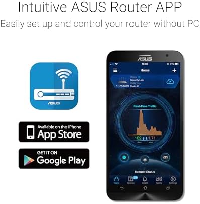 ASUS RT-AX3000S Dual Band WiFi 6 Extendable Router, Instant Guard, Parental Control Scheduling, Built-in VPN, AiMesh Compatible - Image 4