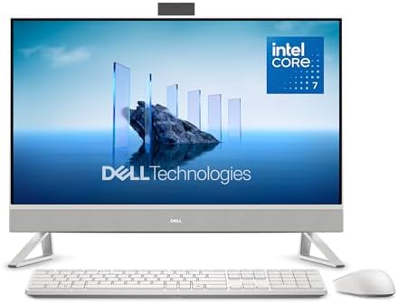 Dell 27" All-in-One Desktop, FHD, Intel Core 7 150U, 16GB, Windows 11 Home by Unknown