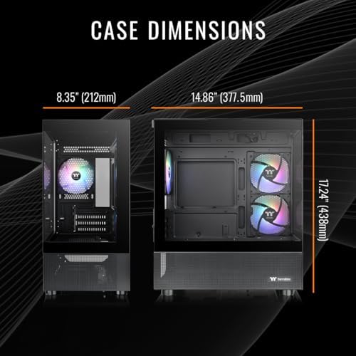 Thermaltake LCGS View 7696X-170 Gaming Desktop (AMD Ryzen™5 7600X, ToughRam 32GB DDR5 6000MT/s RGB Memory, AMD Radeon™ RX 9060 XT 16GB, 1TB NVMe M.2, WiFi, Windows 11) V17B-B650-96X-LCS - Image 5