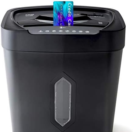 Aurora AU1010MA High-Security 10-Sheet Micro-Cut Paper, Credit Card Shredder, Large 5.2-Gals Basket with Easy Lifting Handle - Image 2