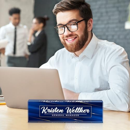 Personalized Acrylic Desk Name Plate, Custom Employee Appreciation Gift, Office Decor Accessory - Image 4