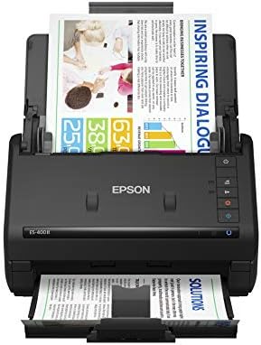 Epson Workforce ES-400 II High-Speed Color Duplex Desktop Document Scanner by Unknown