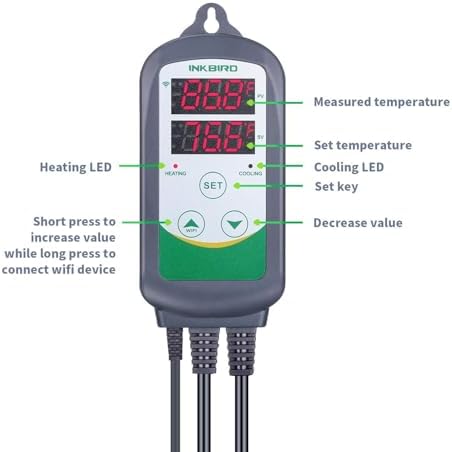 Inkbird WiFi ITC-308 Digital Temperature Controller Thermostat - Image 3
