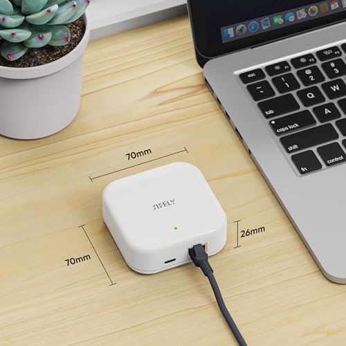 Sifely Smart Lock Wired Gateway - Remote Access Hub for Sifely Smart Door Lock, Works with App & Alexa (Model G3P, Power Over Ethernet, PoE Wired) - Image 5