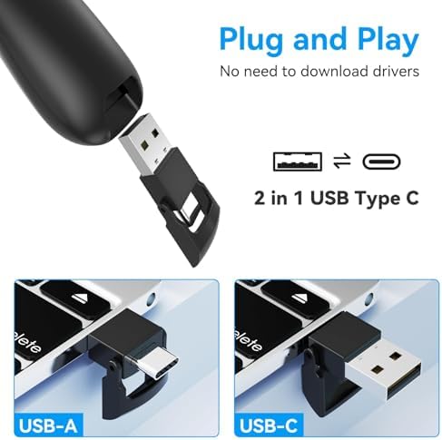 (4 Units) Wireless Presentation Clicker Remote for PowerPoint, Presenter - Image 3