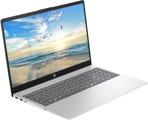 HP 15.6" FHD Business & Student Laptop Computer with 1-Year Office 365 & Copilot AI, Quad-Core Intel Processor, 4GB RAM 640GB Storage (128GB UFS+512GB SD Card), Win 11 H, PLUSERA Docking Hub, Silver - Image 2