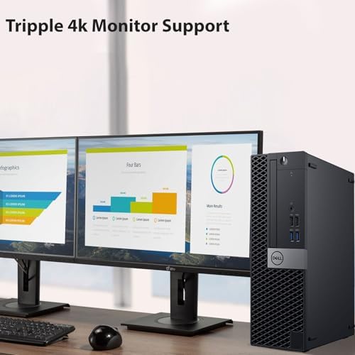 Dell OptiPlex SFF Desktop Computer PC, Intel Core i7-6700 Processor, 16GB DDR4 Ram, 512GB PCIe NVMe SSD, New 24 inch Monitor, HDMI, Built-in WiFi, Wireless Keyboard & Mouse, Windows 11 Pro (Renewed) - Image 3