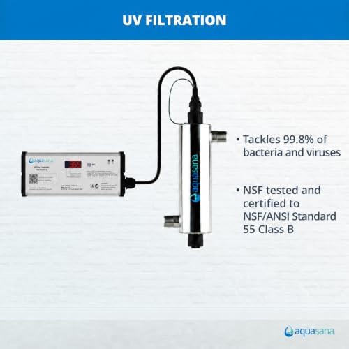 Aquasana Whole House Well Water Filter | 500K-Gallon | UV | WH-Well-CT-UVS - Image 3