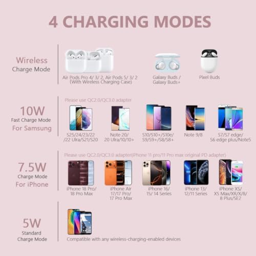 Yootech Wireless Charger,10W Max Wireless Charging Pad(No AC Adapter) - Image 2