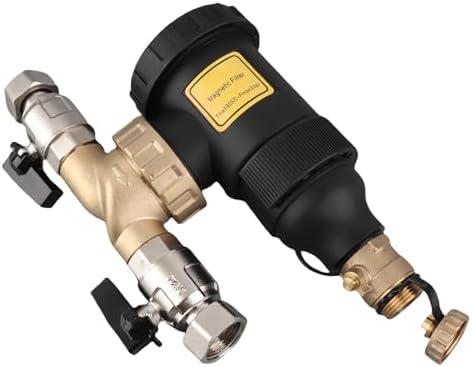 Aramox Premium Brass Magnetic Boiler Filter with 5μm Filtering Accuracy Easy Maintenance for Heating System - Image 5