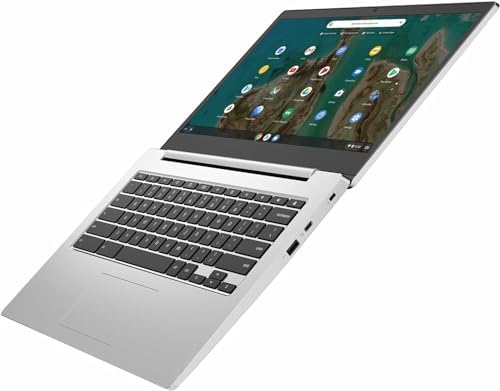 Lenovo Chromebook 3 14" Laptop, 14.0" HD (1366 x 768) Display, Intel Celeron N4020 Processor, 4GB LPDDR4, 32GB SSD, Intel UHD Graphics 600, Chrome OS, 82C10004US, Platinum Grey - Image 4