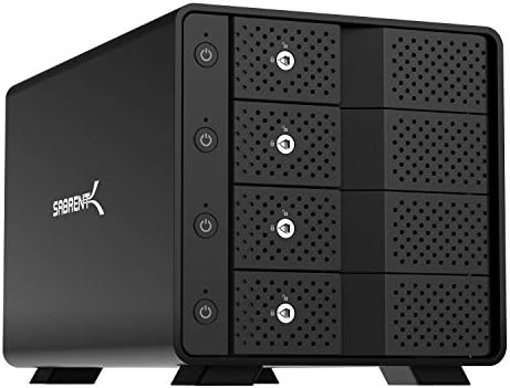 SABRENT 4-Bay USB-C 10Gbps Hard Drive Enclosure, Docking Station (DS-SC4B) - Image 2