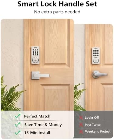 Philips WiFi Keypad Door Lock with Handle, App Control Smart Deadbolt Lock - Image 6
