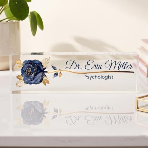 Personalized Social Worker Acrylic Desk Plaque, Social Worker Gift - Image 2