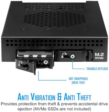 Kingwin Nvme M.2 SSD PCIe 3.0/4.0 Oculink Mobile Rack Enclosure Compatible with 3.5” Drive Bay for High-Speed Data Access Storage Expansion. - Image 4