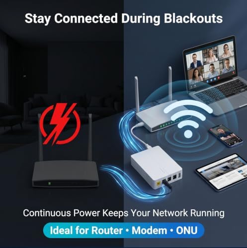 Mini UPS Battery Backup, Uninterrupted Power Supply - Image 7