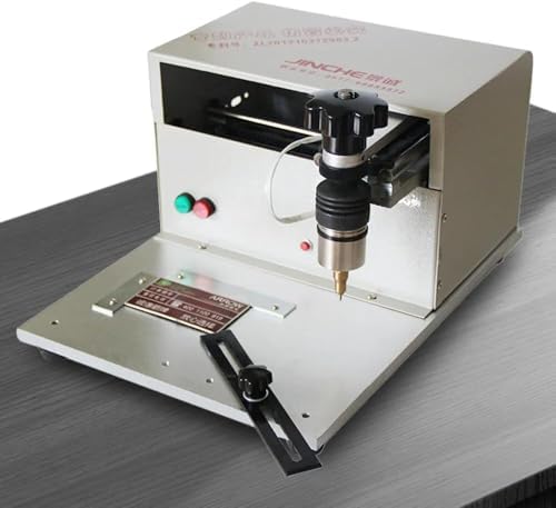 Metal Engraving Machine, Electric Marking Machine, Desktop Dot Matrix Nameplate Label Marking and Engraving Machine, 170X100mm - Image 7