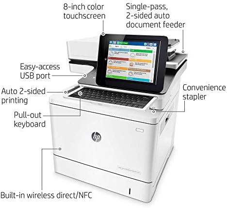 HP Color LaserJet Ent Flow MFP M577z Prntr:US/CA/LA (Renewed) - Image 2