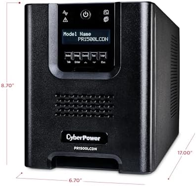 CyberPower PR1500LCDN 15A Smart App Sinewave UPS Battery Backup - Image 4