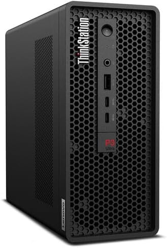 Lenovo ThinkStation P3 Ultra Small Form Factor Gen 2 Workstation: Intel Core Ultra 9 285 vPro, 64GB DDR5 6400MHz RAM, 2TB NVMe Gen 5 SSD, WiFi 7, Win 11 Pro, Mini SFF Computer AI Business PC Tower by LENOVO