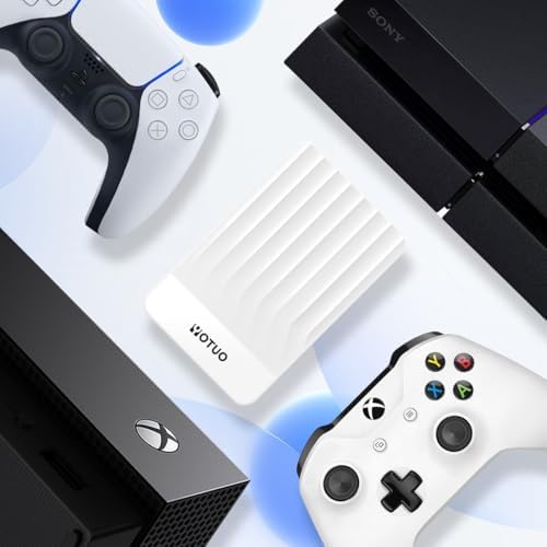 YOTUO 500GB External Hard Drive, Portable Storage Expansion HDD, USB 3.0 & USB-C for PC, Mac, Desktop, Laptop, Smartphone, PS4, Xbox One, Xbox 360, Office & Game, White - Image 4